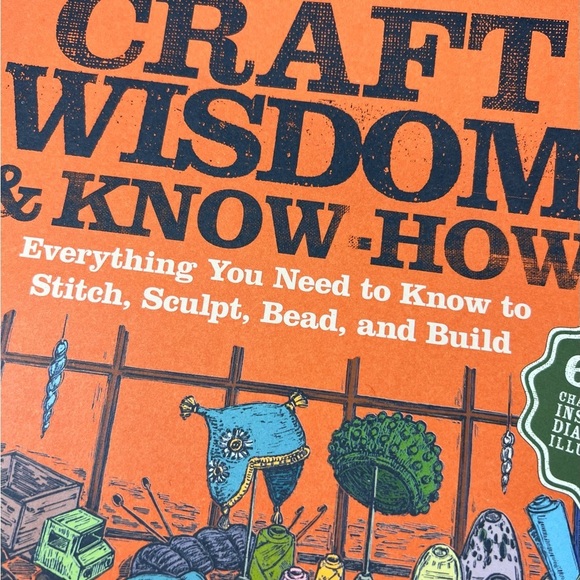 Craft Wisdom & Know-How HUGE 14X10 softcover book Instructions for many crafts - Picture 5 of 16